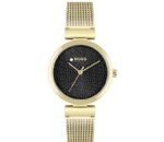 Hugo Boss Soldier Γυναικείο Ρολόι Μπαταρίας με Χρυσό Μεταλλικό Μπρασελέ