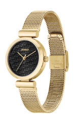 Hugo Boss Soldier Γυναικείο Ρολόι Μπαταρίας με Χρυσό Μεταλλικό Μπρασελέ - Image 2