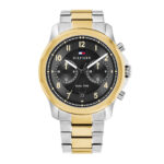 Tommy Hilfiger Wesley Ανδρικό Ρολόι 42mm Χρονογράφος Μπαταρίας με Ασημί Μεταλλικό Μπρασελέ