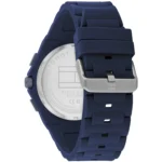 Tommy Hilfiger Troy Ανδρικό Ρολόι 44mm Χρονογράφος Μπαταρίας με Μπλε Καουτσούκ Λουράκι - Image 2