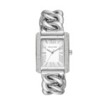 Michael Kors Emery Γυναικείο Ρολόι 40mm Χρονογράφος Μπαταρίας με Ασημί Μεταλλικό Μπρασελέ