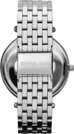 Michael Kors Darci Γυναικείο Ρολόι 39mm Μπαταρίας με Ασημί Μεταλλικό Μπρασελέ - Image 2