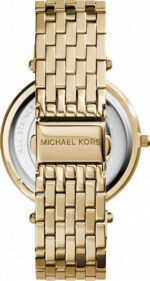 Michael Kors Darci Γυναικείο Ρολόι 39mm Μπαταρίας με Χρυσό Μεταλλικό Μπρασελέ - Image 6