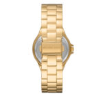 Michael Kors Lennox Γυναικείο Ρολόι 37mm Μπαταρίας με Χρυσό Μεταλλικό Μπρασελέ - Image 3