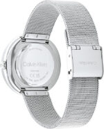 Calvin Klein Γυναικείο Ρολόι 38mm Μπαταρίας με Ασημί Μεταλλικό Μπρασελέ - Image 3