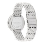 Calvin Klein Γυναικείο Ρολόι 30mm Χρονογράφος Μπαταρίας με Ασημί Μεταλλικό Μπρασελέ - Image 3