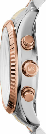 Michael Kors Lexington Γυναικείο Ρολόι 38mm Χρονογράφος Μπαταρίας με Ροζ Χρυσό Μεταλλικό Μπρασελέ - Image 3