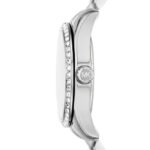 Michael Kors Lexington Γυναικείο Ρολόι 38mm Χρονογράφος Μπαταρίας με Ασημί Μεταλλικό Μπρασελέ - Image 2