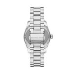 Michael Kors Lexington Γυναικείο Ρολόι 38mm Χρονογράφος Μπαταρίας με Ασημί Μεταλλικό Μπρασελέ - Image 3