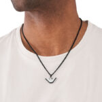 Emporio Armani Eagle Logo Κολιέ από Επιχρυσωμένο Ατσάλι - Image 3