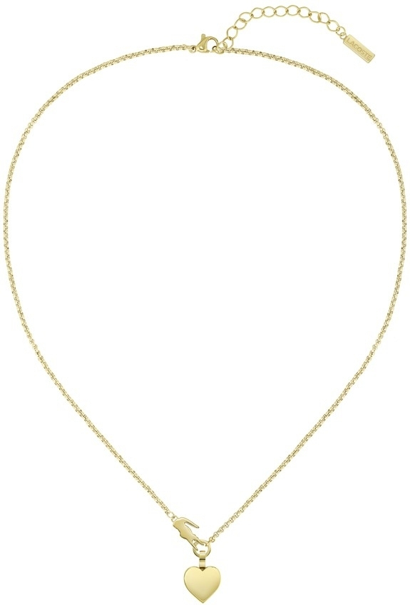 20250913114229_lacoste_kolie_me_schedio_kardia_apo_epichrysomeno_atsali_2040025 Lacoste Κολιέ με σχέδιο Καρδιά από Επιχρυσωμένο Ατσάλι - Image 1