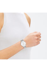 Calvin Klein Iconic Γυναικείο Ρολόι 38mm Μπαταρίας με Ασημί Μεταλλικό Μπρασελέ - Image 4
