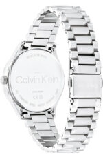 Calvin Klein Iconic Γυναικείο Ρολόι 38mm Μπαταρίας με Ασημί Μεταλλικό Μπρασελέ - Image 3