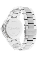 Calvin Klein Sport Ανδρικό Ρολόι 44mm Μπαταρίας με Ασημί Μεταλλικό Μπρασελέ - Image 3