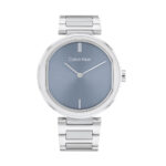 Calvin Klein Sensation Γυναικείο Ρολόι Μπαταρίας με Ασημί Μεταλλικό Μπρασελέ