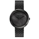 Calvin Klein Γυναικείο Ρολόι 30mm Χρονογράφος Μπαταρίας με Μαύρο Μεταλλικό Μπρασελέ