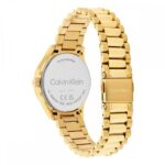 Calvin Klein Iconic Γυναικείο Ρολόι 30mm Χρονογράφος Μπαταρίας με Χρυσό Μεταλλικό Μπρασελέ - Image 2