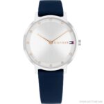 Tommy Hilfiger Pippa Γυναικείο Ρολόι 35mm Χρονογράφος Μπαταρίας με Navy Μπλε Δερμάτινο Λουράκι