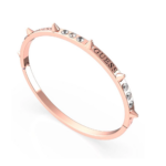 Guess Γυναικείο Βραχιόλι Χειροπέδα από Ατσάλι Επιχρυσωμένο