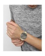 Boss Ανδρικό Ρολόι 43mm Χρονογράφος Μπαταρίας με Γκρι Μεταλλικό Μπρασελέ - Image 3