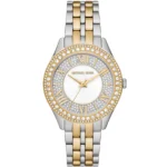 Michael Kors Γυναικείο Ρολόι 38mm Χρονογράφος Μπαταρίας με Χρυσό Μεταλλικό Μπρασελέ