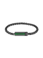 LACOSTE Spelt Βραχιόλι Μαύρο Από Ανοξείδωτο Ατσάλι 19cm 2040339