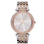 Michael Kors Darci Crystals Ρολόι με Ασημί Μεταλλικό Michael Kors Γυναικείο Ρολόι 38mm Μπαταρίας με Ασημί Μεταλλικό Μπρασελέ