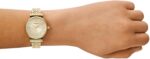 Emporio Armani Γυναικείο Ρολόι 32mm Χρονογράφος Μπαταρίας με Χρυσό Μεταλλικό Μπρασελέ - Image 3