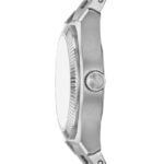 Emporio Armani Γυναικείο Ρολόι 32mm Χρονογράφος Μπαταρίας με Ασημί Μεταλλικό Μπρασελέ - Image 2