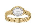 Boss Γυναικείο Ρολόι 34mm Χρονογράφος Μπαταρίας με Χρυσό Μεταλλικό Μπρασελέ - Image 3