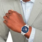 Tommy Hilfiger Henry Ανδρικό Ρολόι 43mm Χρονογράφος Αυτόματο με Ασημί Μεταλλικό Μπρασελέ - Image 4