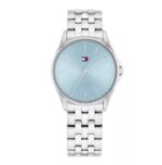 Tommy Hilfiger Γυναικείο Ρολόι 29mm Χρονογράφος Μπαταρίας με Ασημί Μεταλλικό Μπρασελέ