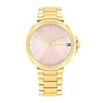 Tommy Hilfiger Lori Γυναικείο Ρολόι 34mm Χρονογράφος Μπαταρίας με Χρυσό Μεταλλικό Μπρασελέ
