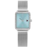 Tommy Hilfiger Γυναικείο Ρολόι 21.3mm Χρονογράφος Μπαταρίας με Ασημί Μεταλλικό Μπρασελέ