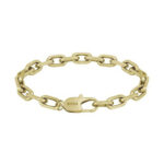 Hugo Boss Ανδρικό Βραχιόλι Αλυσίδα από Ατσάλι Επιχρυσωμένο