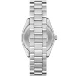 Emporio Armani Federico Ανδρικό Ρολόι 41mm Χρονογράφος Μπαταρίας με Ασημί Μεταλλικό Μπρασελέ - Image 3