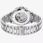 Boss Troper Ανδρικό Ρολόι 42mm Χρονογράφος Αυτόματο με Ασημί Μεταλλικό Μπρασελέ - Image 4