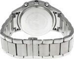 Emporio Armani Ανδρικό Ρολόι 43mm Χρονογράφος Μπαταρίας με Ασημί Μεταλλικό Μπρασελέ - Image 2