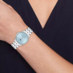 Tommy Hilfiger Γυναικείο Ρολόι 29mm Χρονογράφος Μπαταρίας με Ασημί Μεταλλικό Μπρασελέ - Image 2