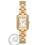 Michael Kors Emery Γυναικείο Ρολόι 22mm Χρονογράφος Μπαταρίας με Χρυσό Μεταλλικό Μπρασελέ