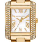 Michael Kors Emery Γυναικείο Ρολόι 22mm Χρονογράφος Μπαταρίας με Χρυσό Μεταλλικό Μπρασελέ - Image 5