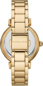 Michael Kors Abbey Γυναικείο Ρολόι 36mm Μπαταρίας με Χρυσό Μεταλλικό Μπρασελέ - Image 2