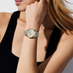 Michael Kors Ritz Γυναικείο Ρολόι 35mm Χρονογράφος Μπαταρίας με Χρυσό Μεταλλικό Μπρασελέ - Image 3