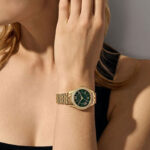 Michael Kors Harlowe Γυναικείο Ρολόι 33mm Χρονογράφος Μπαταρίας με Χρυσό Μεταλλικό Μπρασελέ - Image 2