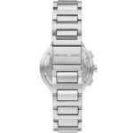 Michael Kors Γυναικείο Ρολόι 40mm Χρονογράφος Μπαταρίας με Ασημί Μεταλλικό Μπρασελέ - Image 2