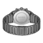 Boss Ανδρικό Ρολόι Χρονογράφος Μπαταρίας με Γκρι Μεταλλικό Μπρασελέ - Image 2