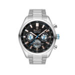 Gant Ridgefield III Ανδρικό Ρολόι 38.6mm Χρονογράφος Μπαταρίας με Ασημί Μεταλλικό Μπρασελέ