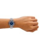 Emporio Armani Gianni T-bar Γυναικείο Ρολόι 32mm Χρονογράφος Μπαταρίας με Ασημί Μεταλλικό Μπρασελέ - Image 5