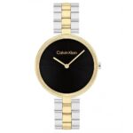 Calvin Klein Γυναικείο Ρολόι 32mm Χρονογράφος Μπαταρίας με Ασημί Μεταλλικό Μπρασελέ