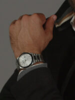 Boss Ανδρικό Ρολόι 41mm Χρονογράφος Μπαταρίας με Ασημί Μεταλλικό Μπρασελέ - Image 3